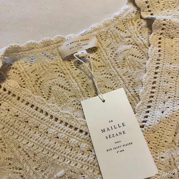 NWT Sezane Gilet Saja Cardigan - Picture 6 of 8